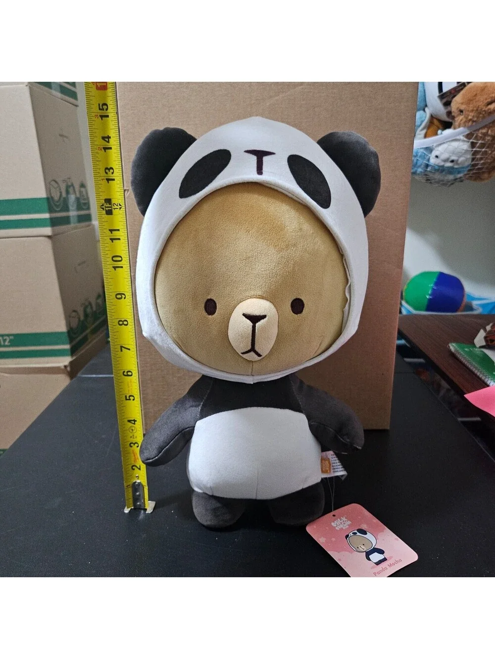 14-inch Panda Mocha plush from the Milk Mocha Bear collection